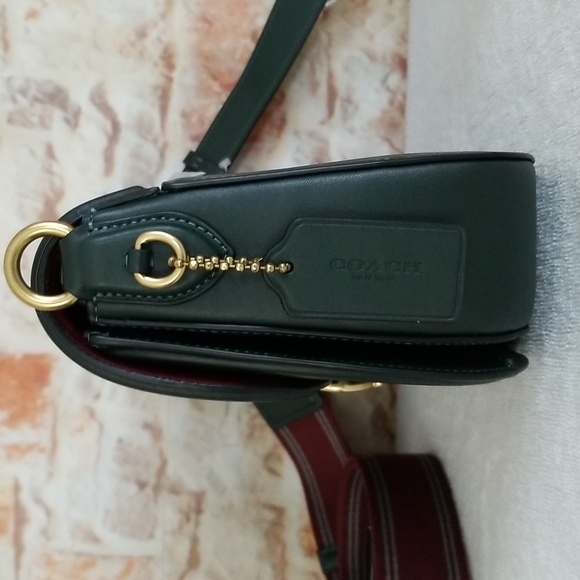 New Coach Beat Saddle Leather Shoulder Bag - Picture 4 of 13